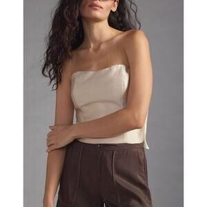 Anthropologie Bow Tie Strapless Top Size US 4